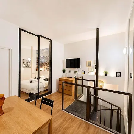 Duplex Design Montparnasse - Baby-foot - 6p Appartement Paris